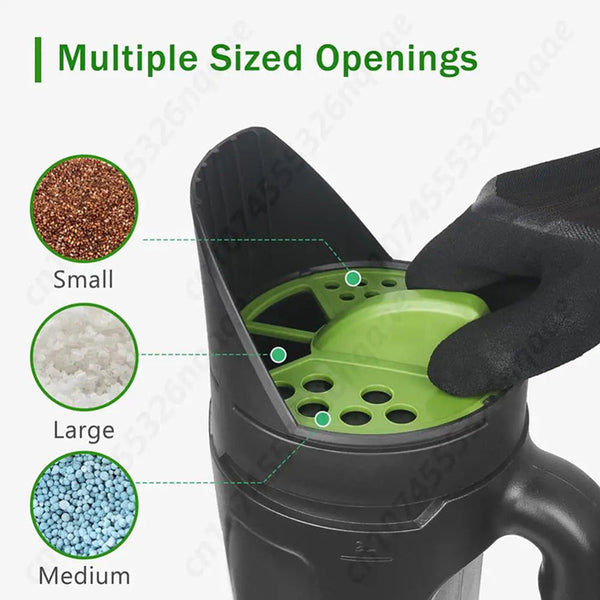 Lawn Leveling Rake and Grass Seed Spreader | SeedJeto