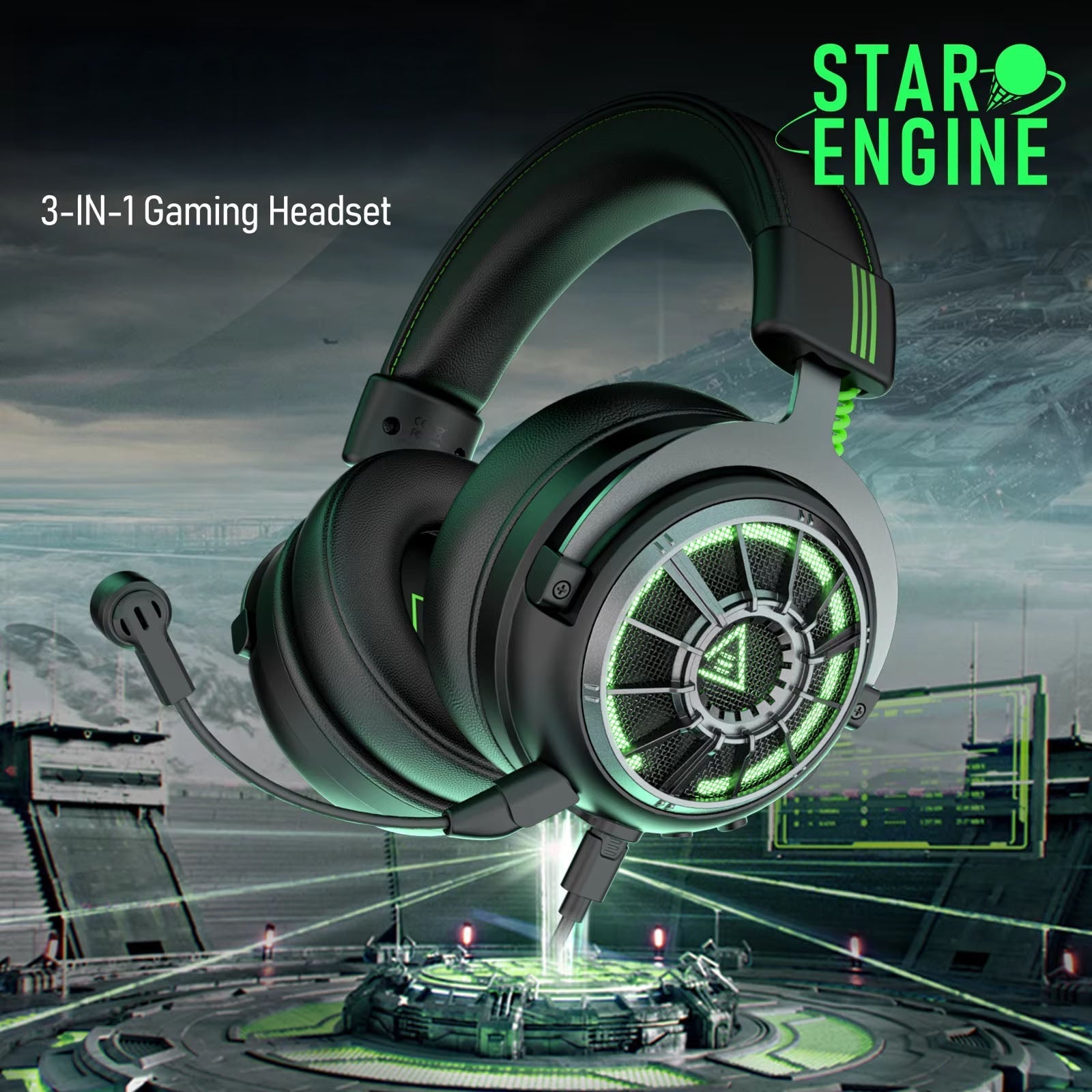 AuziHalo Gaming Headset