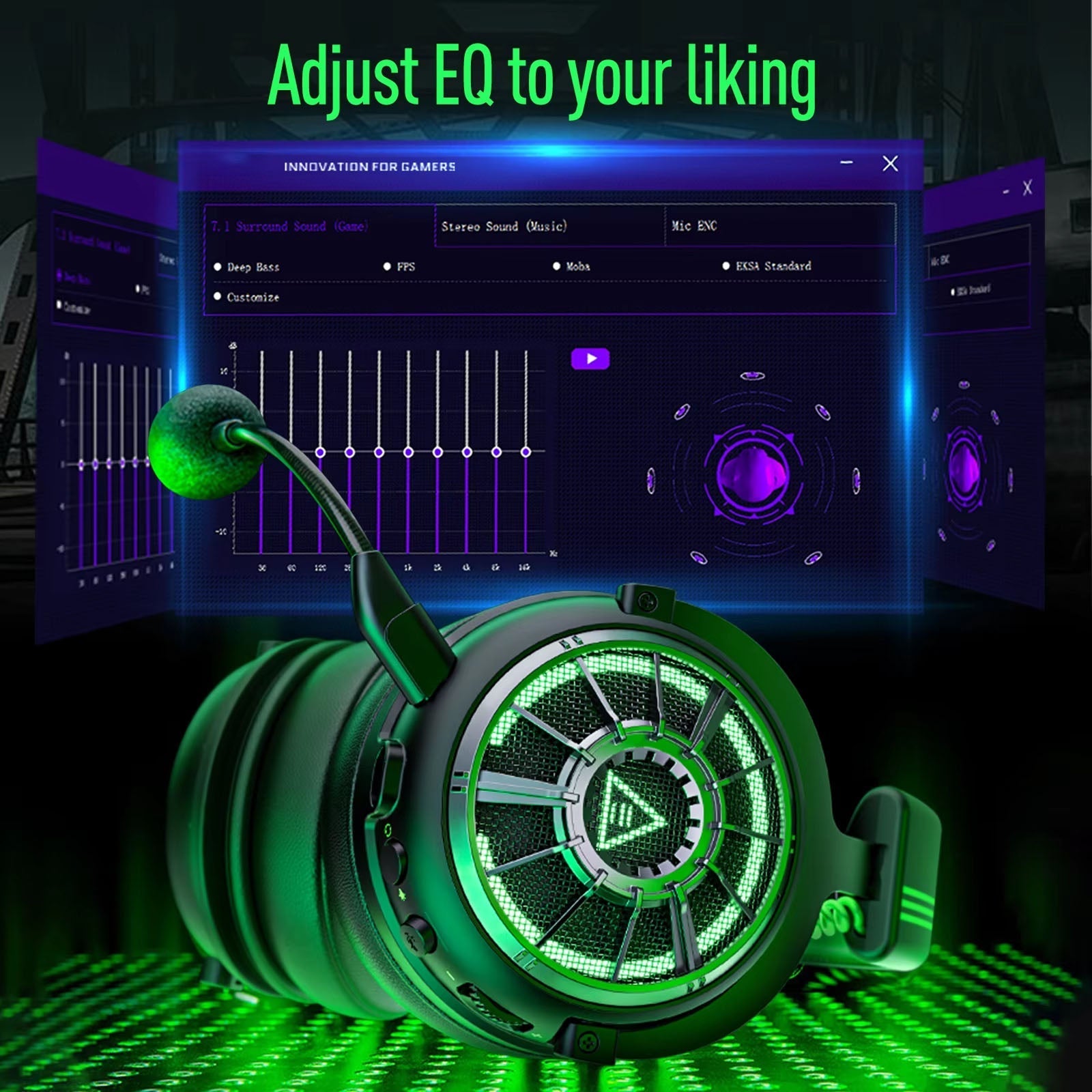 AuziHalo Gaming Headset