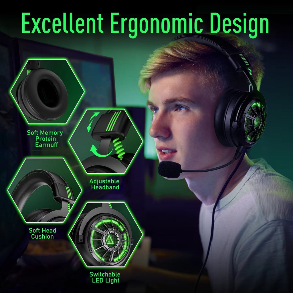 AuziHalo Gaming Headset
