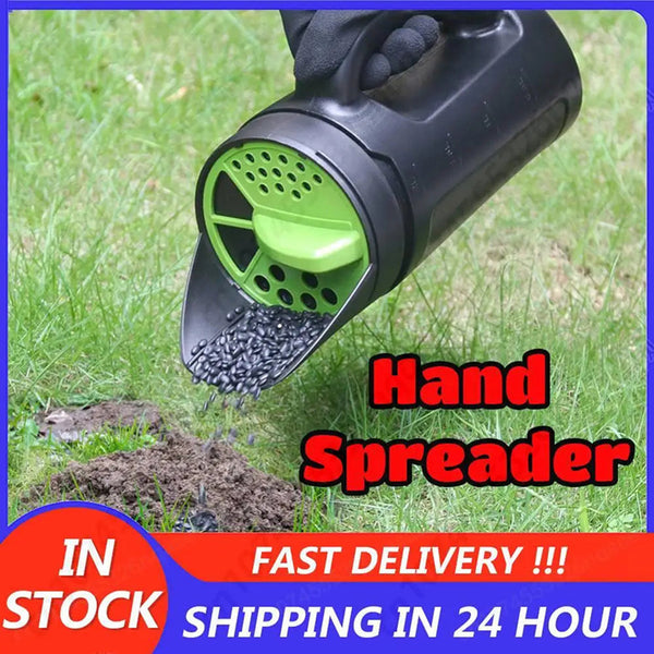 Lawn Leveling Rake and Grass Seed Spreader | SeedJeto