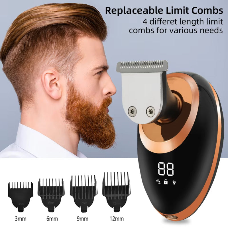 DomeeGlix Professional 7D Floating Head Shaver for Men