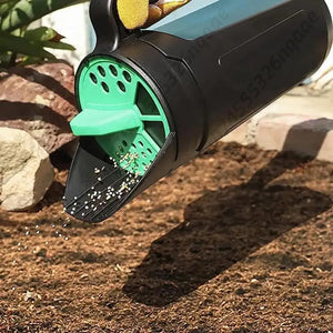 Lawn Leveling Rake and Grass Seed Spreader | SeedJeto