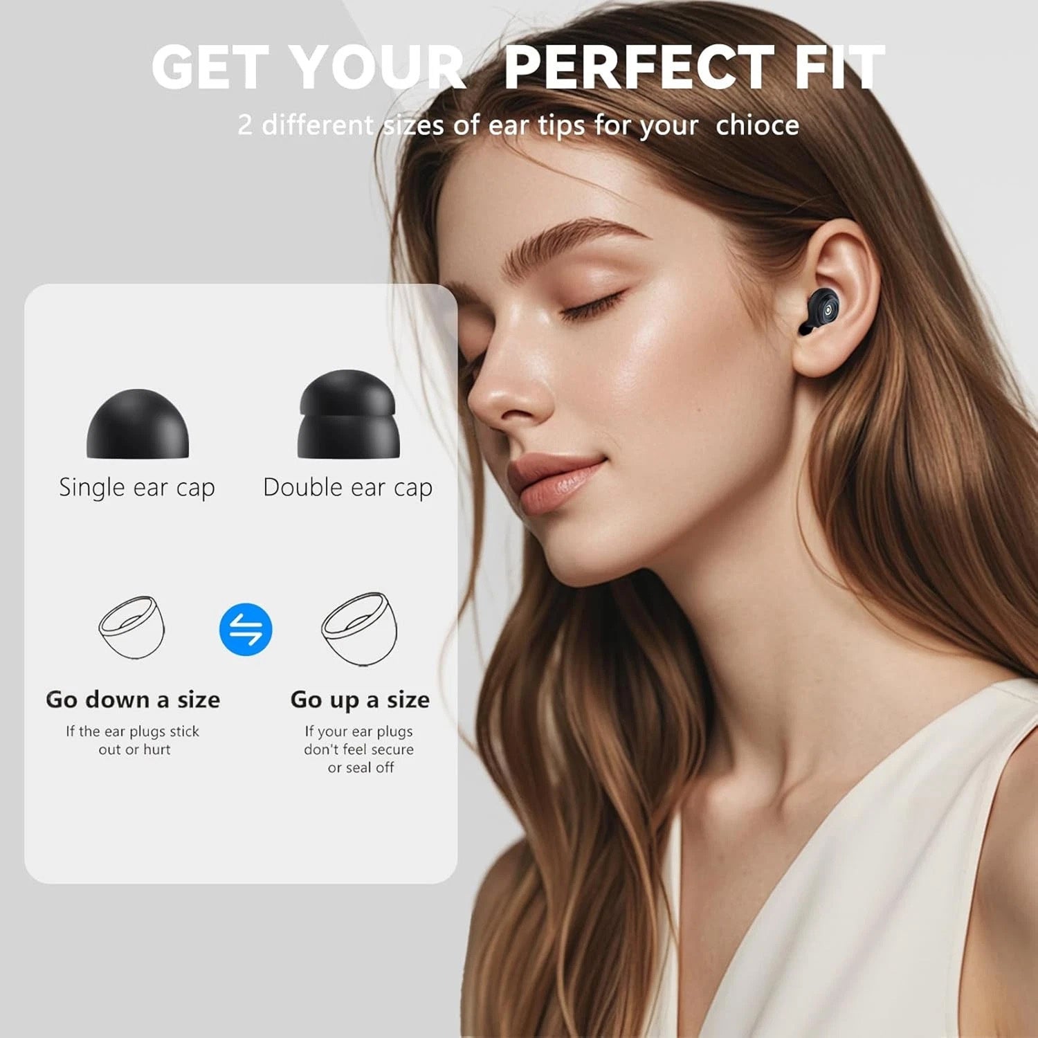 HuziNite Noise Cancelling Earplugs for Sleeping | 50dB Professional Noise Reduction & Soft Silicone for Side Sleepers