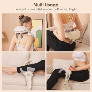 NekJap Cordless Neck and Shoulder Massager with Heat