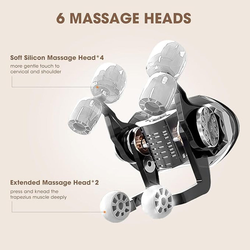 NekJap Cordless Neck and Shoulder Massager with Heat