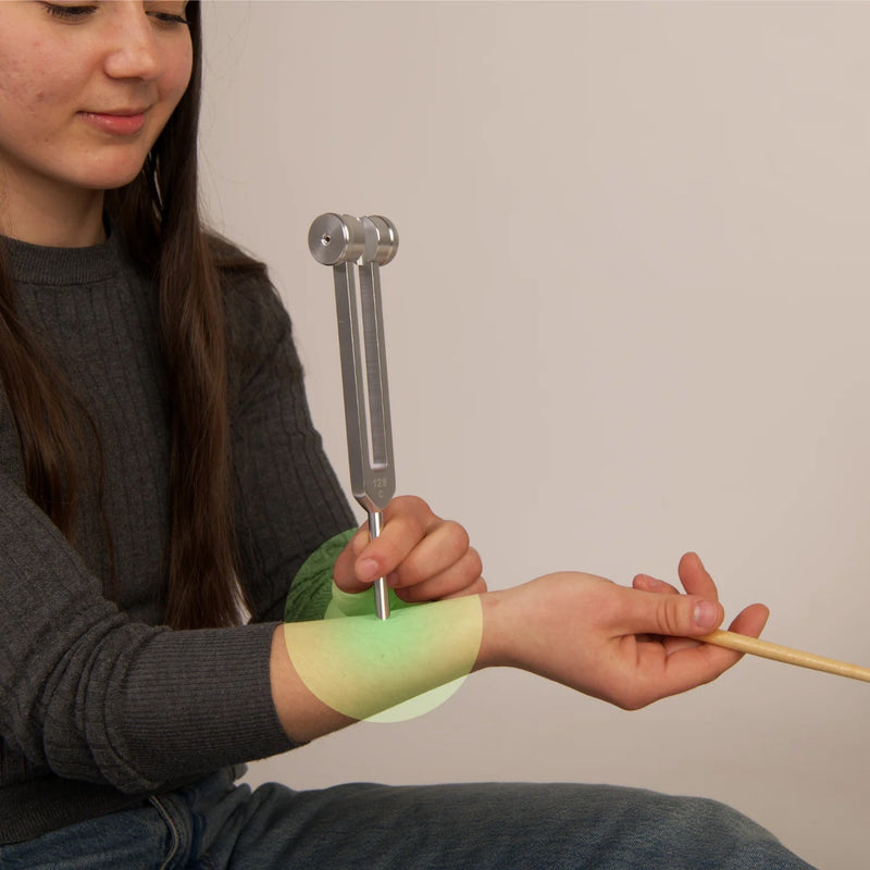 ZynVybra 128Hz Sound Therapy Tuning Fork for Muscle Relief